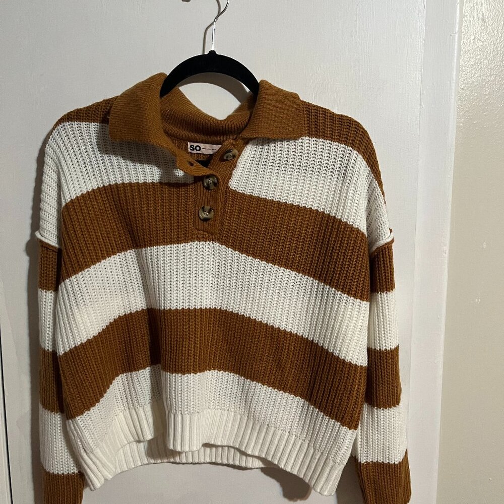 SO Cute STRIPED SWEATER SZ S